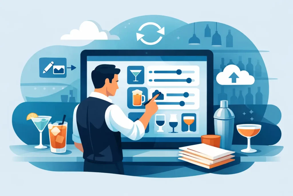How to Update Bar Menus Instantly
