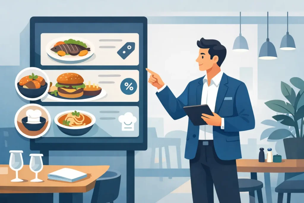Restaurant Specials Screen Example That Works