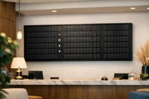 Boutique Hotel Arrivals Board Example