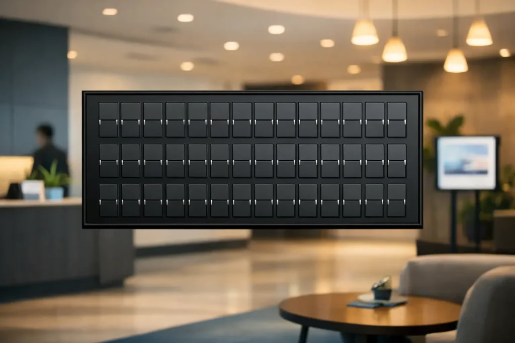 Can a TV Replace Lobby Signage?
