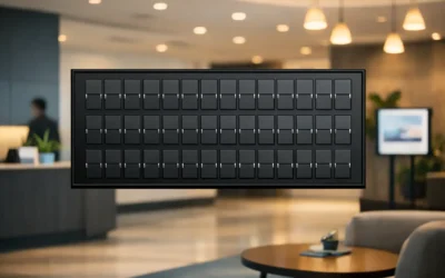 Can a TV Replace Lobby Signage?