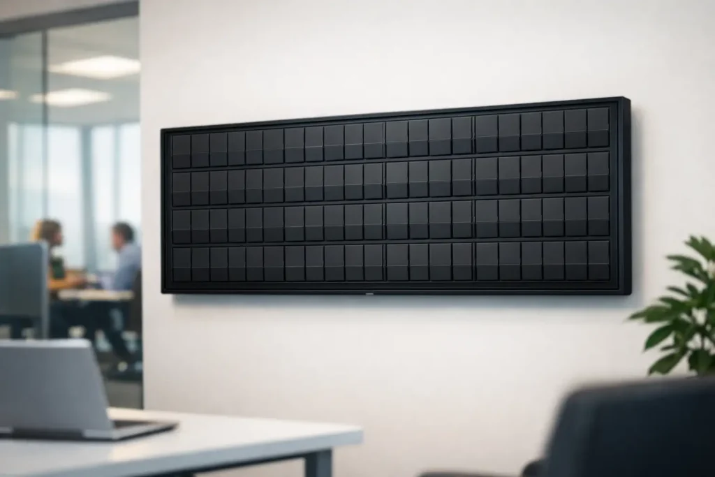 Split Flap Style Display for Office Announcements