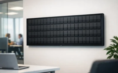 Split Flap Style Display for Office Announcements