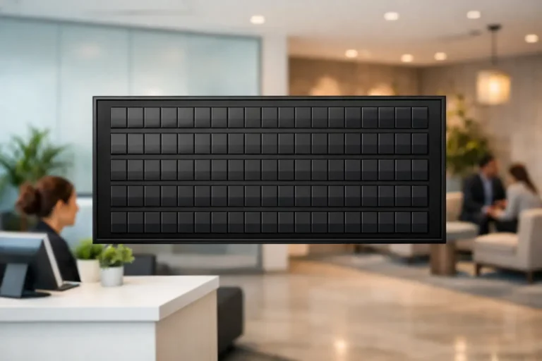 12 Office Reception Message Screen Ideas That Work