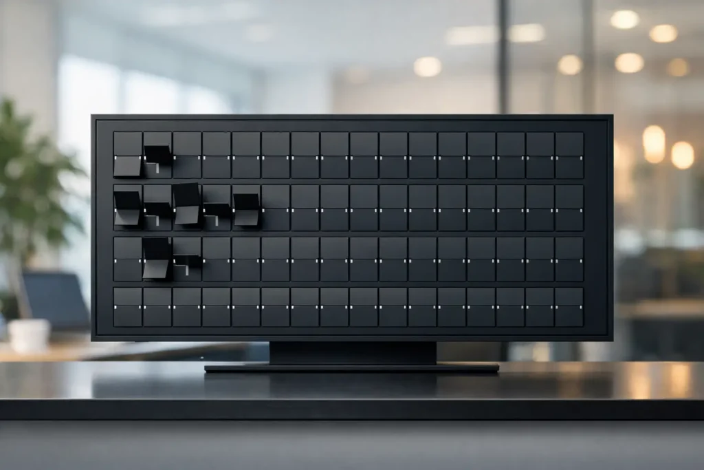 What Makes an Authentic Click Clack Display Effect?